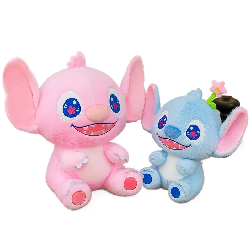 

35-45 см аниме Лило и Стич весенний цветок плюшевая игрушка мультяшная игрушка подушка кукла украшение детский подарок на день рождения и Рождество