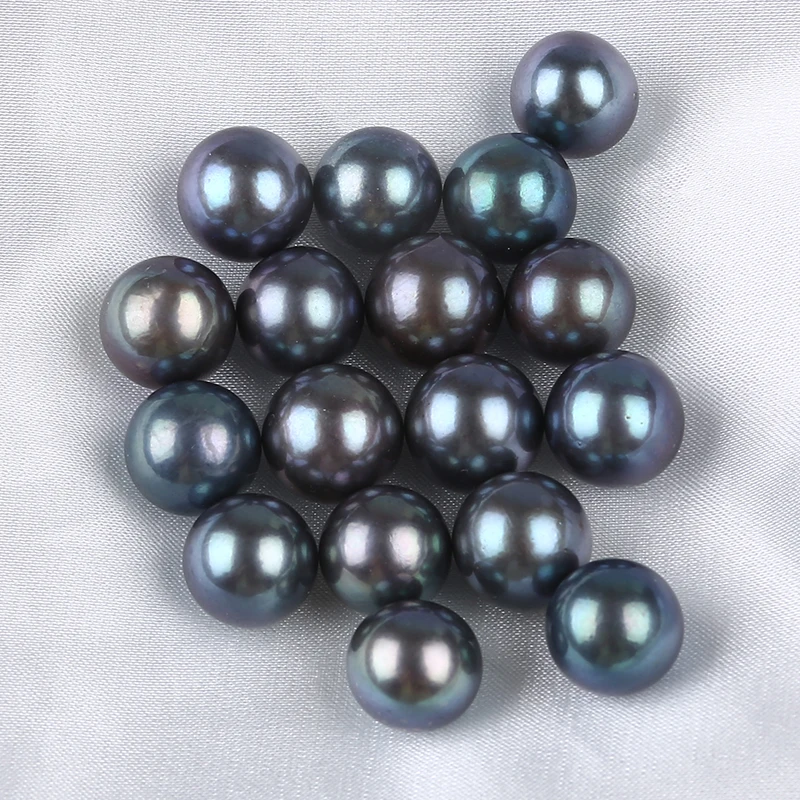 11-12mm Natural Peacoke Loose Beads Real Round Edison Pearl Beads