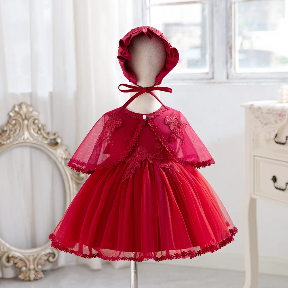 

Платье для девочки-принцессы, 2 предмета, черные платья для девочек, одежда для первого дня рождения ребенка