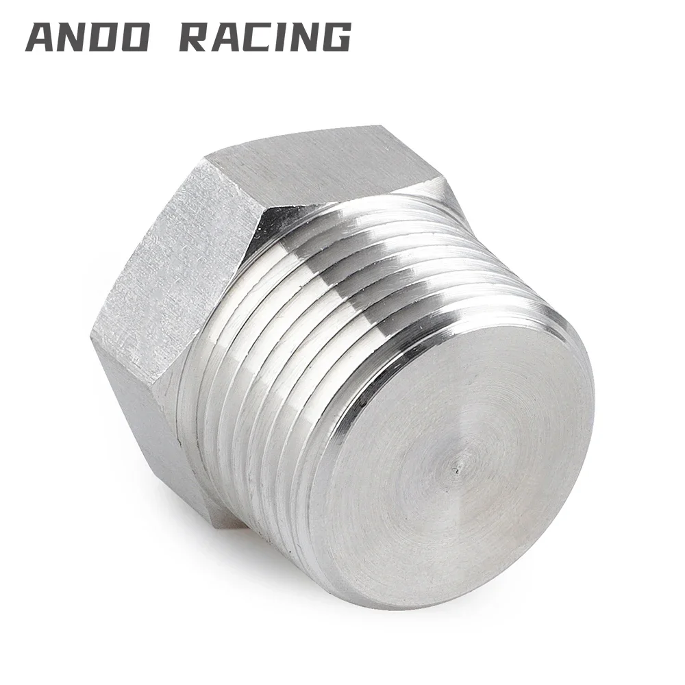 Tapón de aceite, tapón de extremo avellanado con cabezal hexagonal, 1 Uds., 3/4 "NPT macho, adaptador de accesorios de aceite para manguera de combustible de acero inoxidable 304