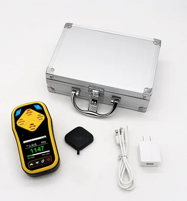 Handheld Portable Carbon Dioxide Meter Co2 Monitor Detector with Alarm Function