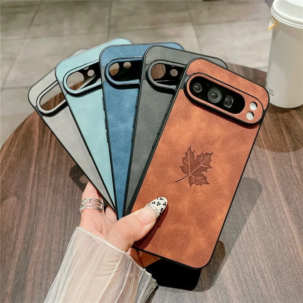 Роскошный матовый чехол для телефона Cortex Tree Leaf для Google Pixel 10 Proxl 9 8 7 Pro XL A 9A 8A 9Pro 8Pro 7Pro, чехлы-бамперы, задняя крышка