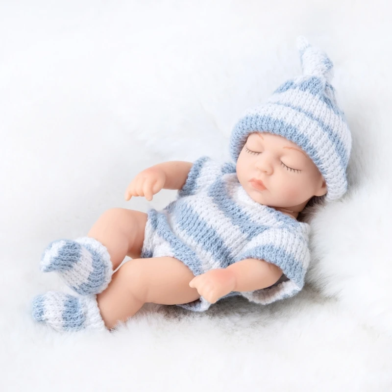 7in Baby Reborns Nurturing Realistic Handmade Full Body Silicone Reborns Toy Popular Parenting Game Gift