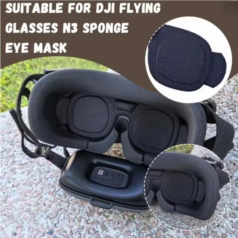 2026 New For dji Goggles 3 For Avata 2 Sponge Lens Cover Dustproof Sunshade Lens Protection Cover Anti-scratch Goggles Eye Mask