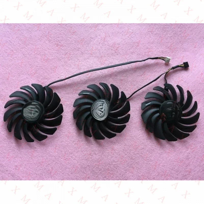 

LL Set of 3 Fan Cooler Fan For MSI RTX 2070 2080 2080Ti DUKE PLD09210B12HH 85mm