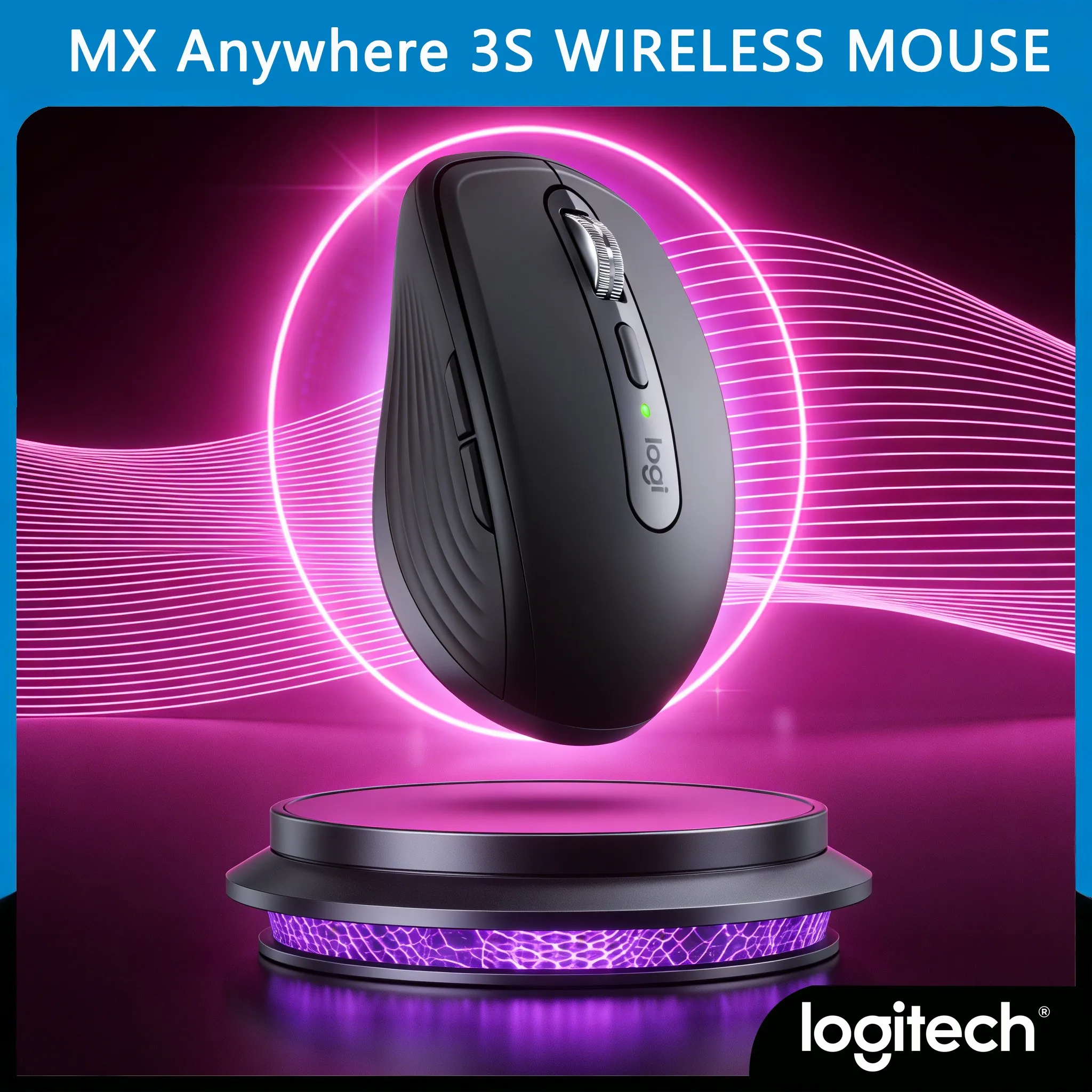 

Logitech MX Anywhere 3S Dual Mode Mouse Bluetooth USB 99g Portable Business Travel