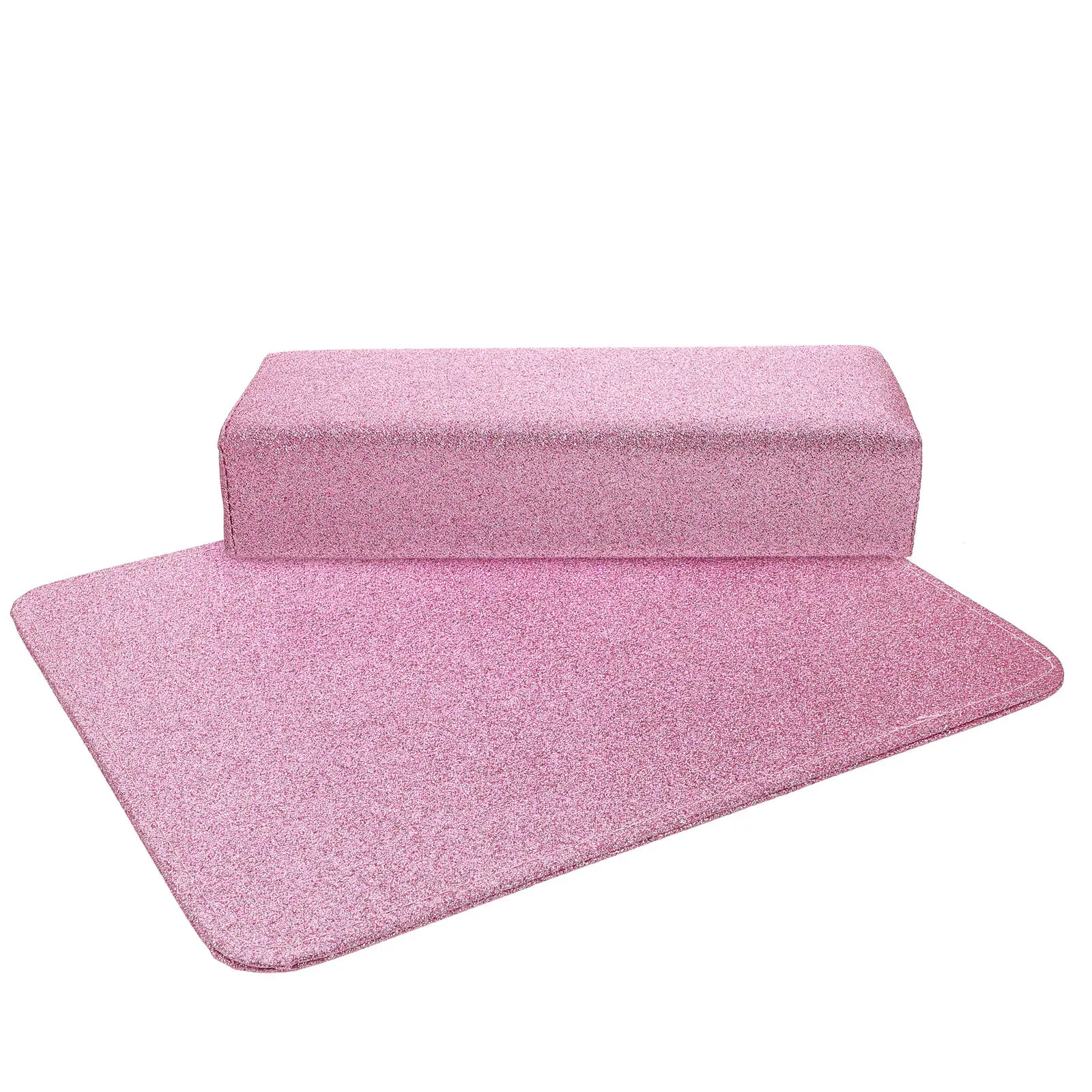 1Set Manicure Hand Cushion Nail Hand Rest Pillow Stylish Pattern Washable Easy Clean for Nail Art Practice Salon Home Use
