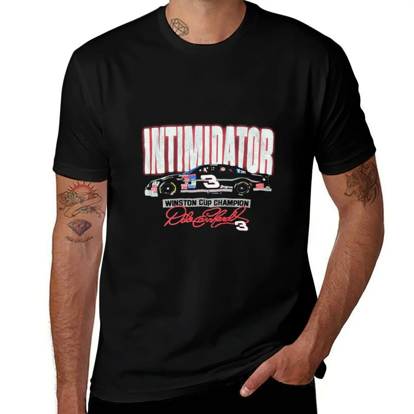 Dale Intimidator Winston Cup T-Shirt Plus Size Loose Fit T-Shirt