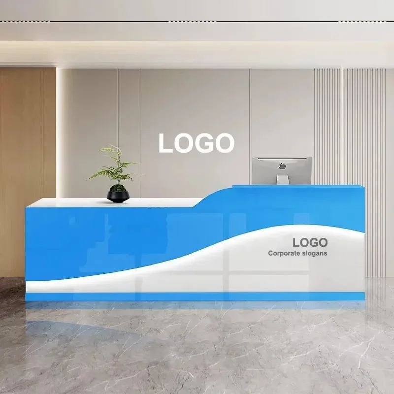 Display Luxury Reception Desks Beauty Salon Small Reception Desks Counter Kitchen Mostrador Negocio Commercial Furniture
