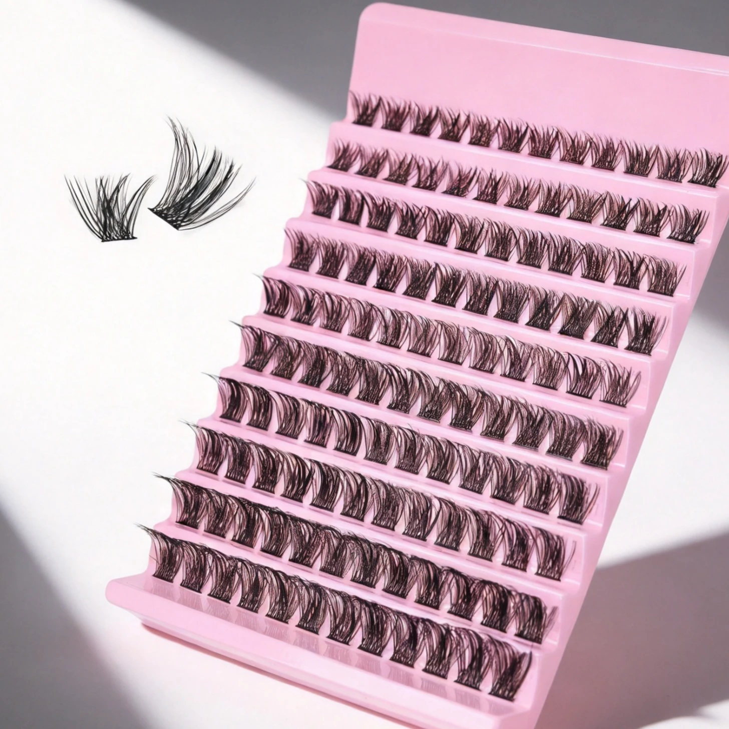 Cost-Effective 120pcs Lash Clusters Wispy D Curl 8-16mm Reusable DIY Supplies for Home & Small Salons