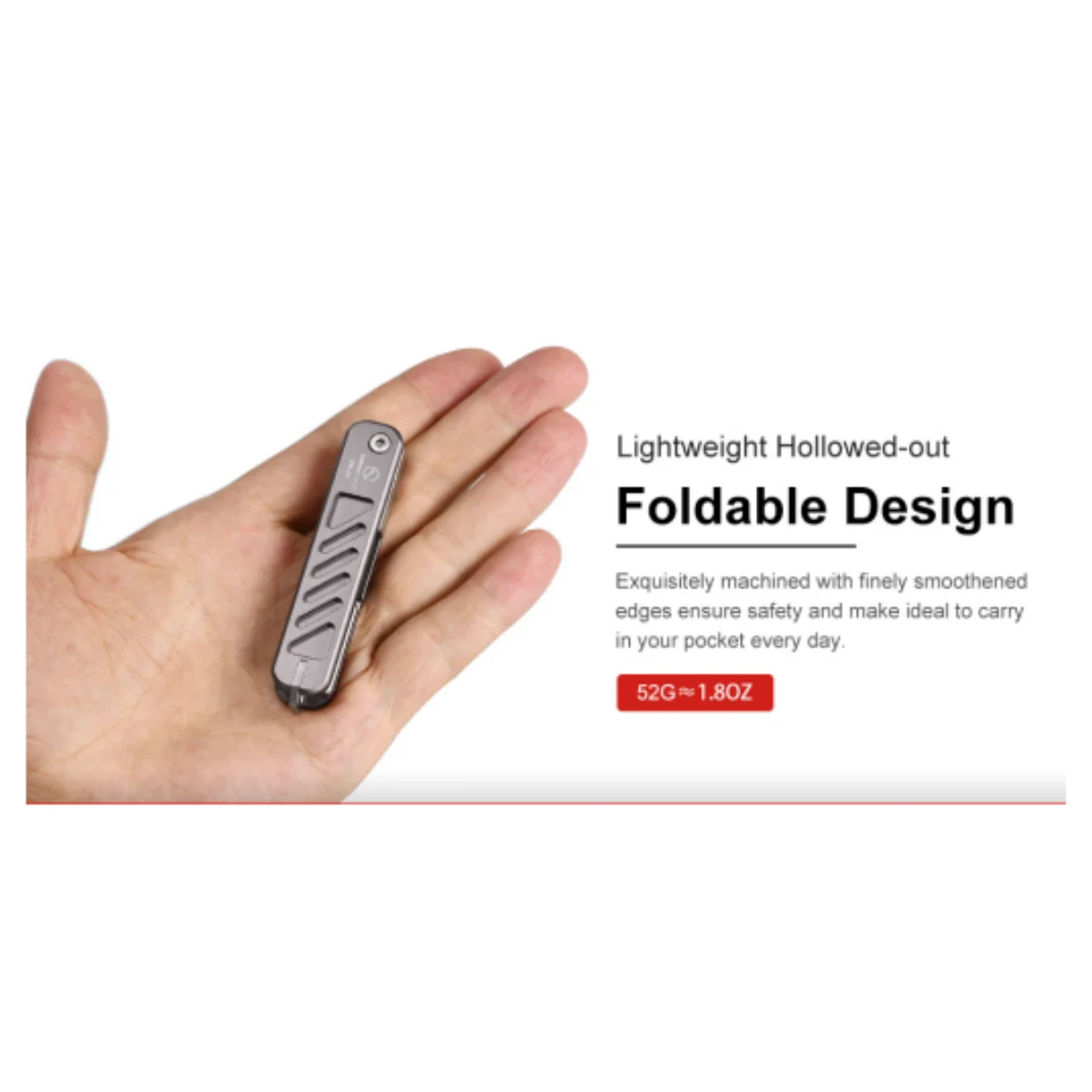 Sunwayfoto Foldable EDC Tool Hex Wrench Multitool Compact Portable Handyman Gear 5mm、4mm、3mm、2.5mm、Flat screwdriver
