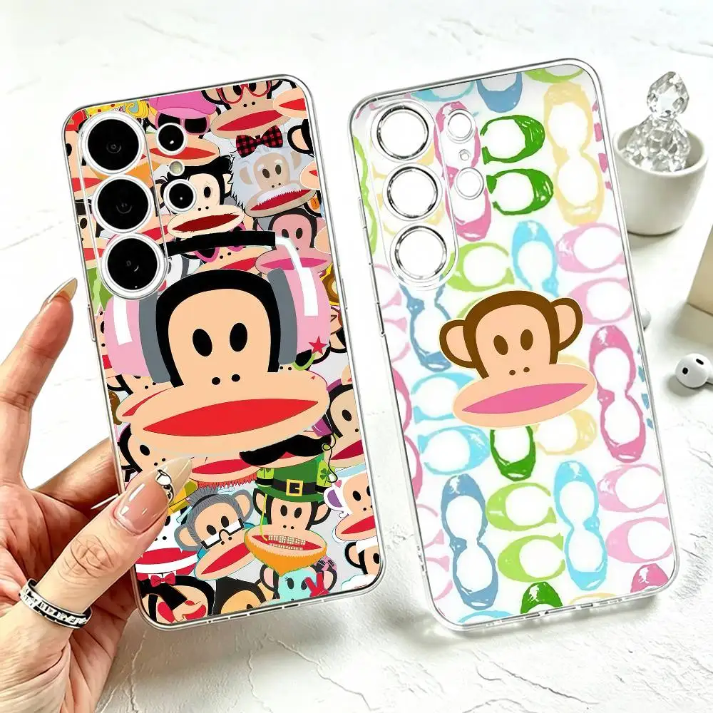 Fashion Pauls F-Frank  Phone Case Transparent Silicone Soft For Samsung S25,S24,S21,S22,S23,S30,Ultra,S20,Plus,Fe