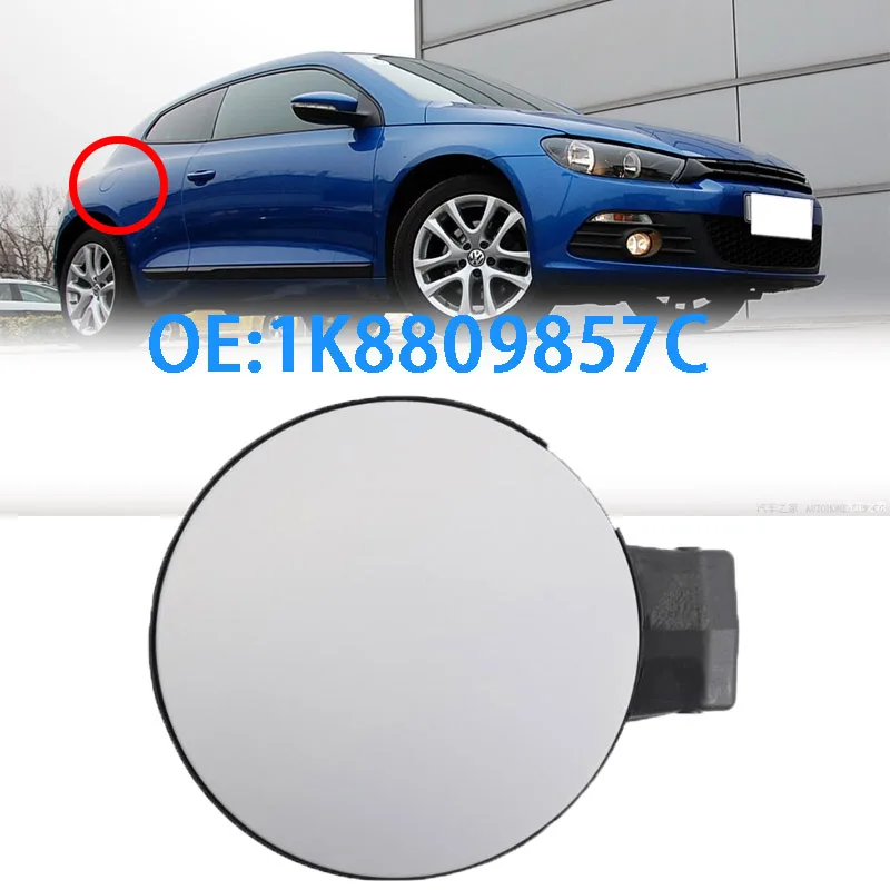 

Car Unpainted Fuel Gas Tank Filler Door Lid Cover 1K8809857C For VW Scirocco 08-14