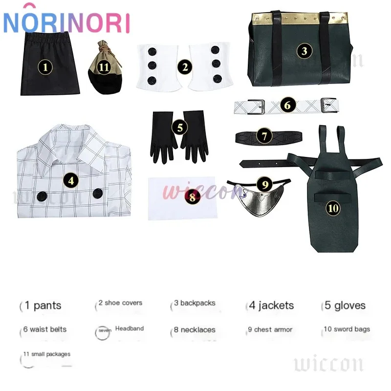 لعبة Metaphor: ReFantazio أزياء تنكرية ويل هيرو ترافيلنج بوي كابتن حقائب الظهر كوس كونفينشن هدية عيد الهالوين #6