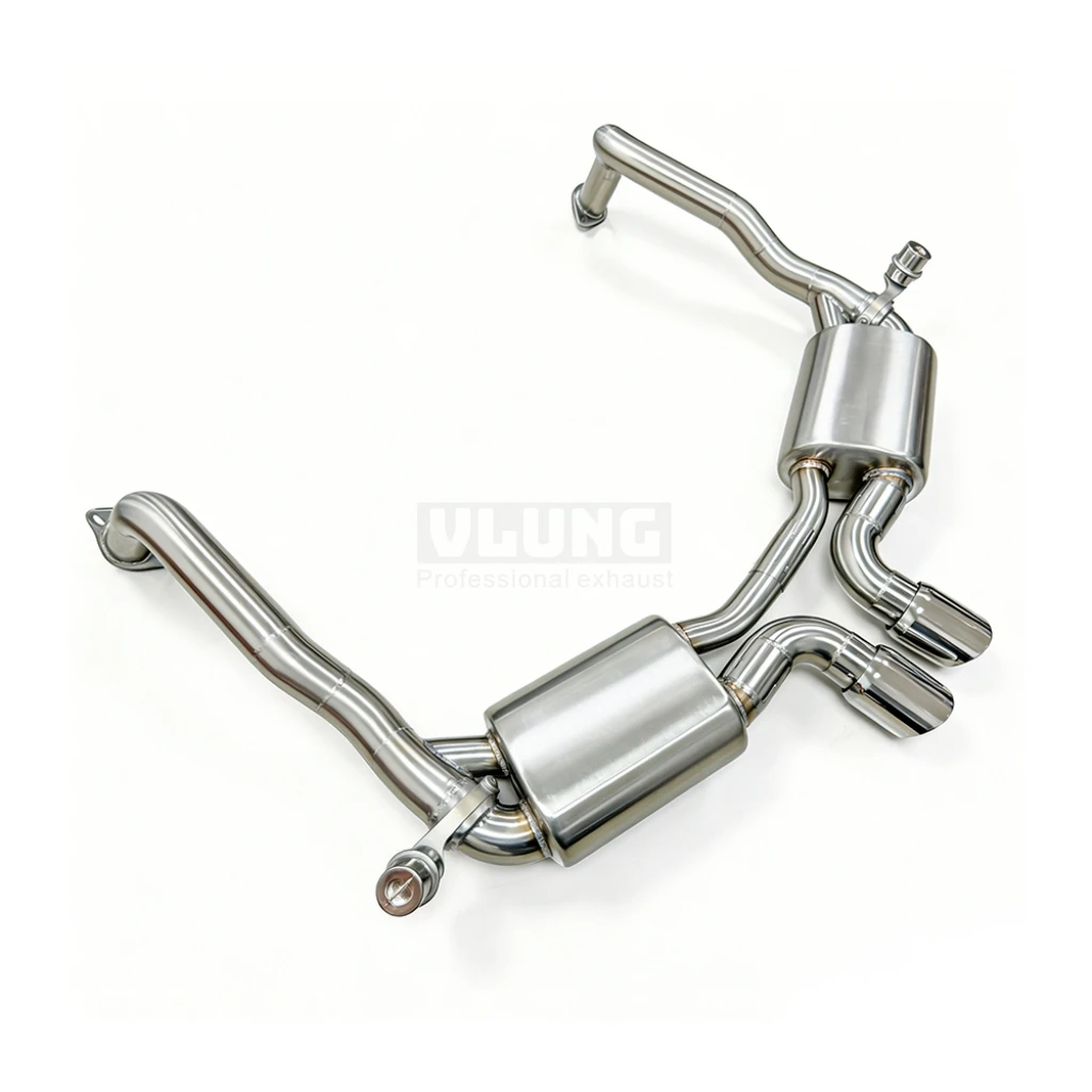 

Высокопроизводительная выхлопная система Cat-Back из нержавеющей стали с клапаном для Porsche Boxster/Cayman 987.1 2.7 2004-2005 гг.