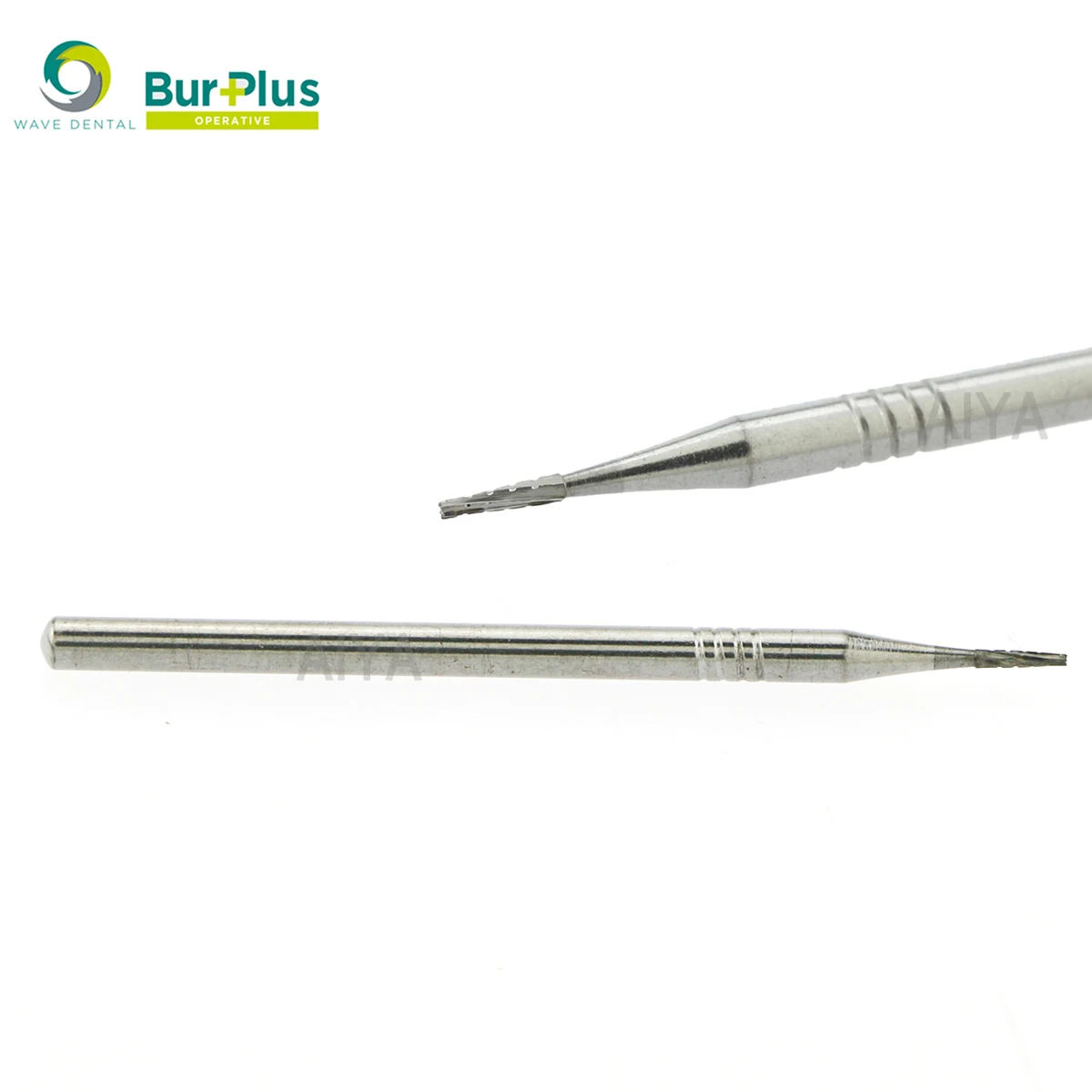 WAVE Dental Tungsten Carbide Burs Low Speed Bur Dental Drills Tapered Fissure Head Cross Cut HP For Straight Nose Cone Handpiece