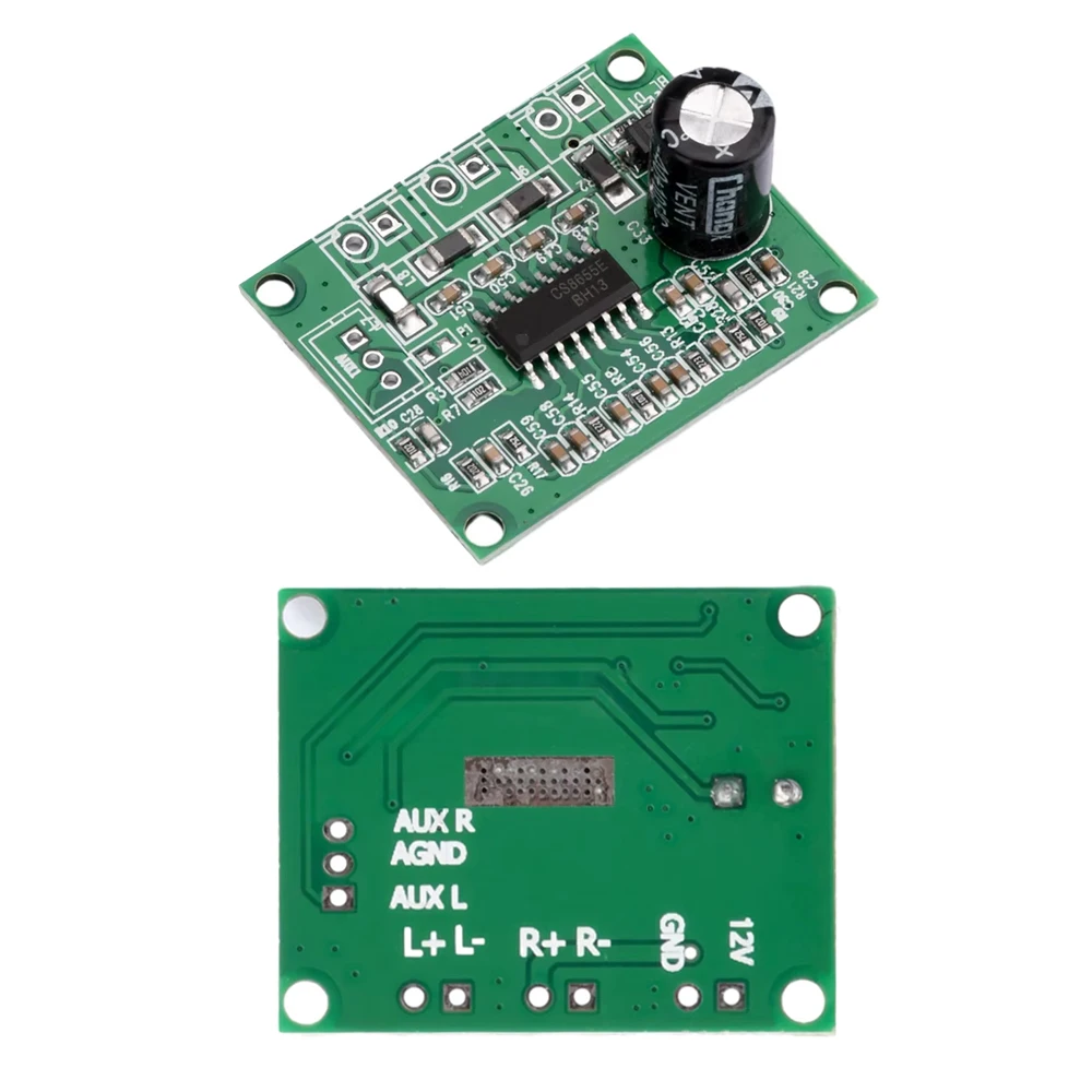 2*15W Power Amplifier Board MP3 Decoder Board Audio Amplifier Decoder Module 7V-16V Decoding 15W+15W