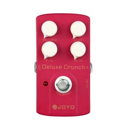 JOYO JF-39 DELUXE CRUNCH Distortion Guitar Effect Pedal British Tone Crunch Distortion Effect Guitar Pedal with 4 Adjust Knobs