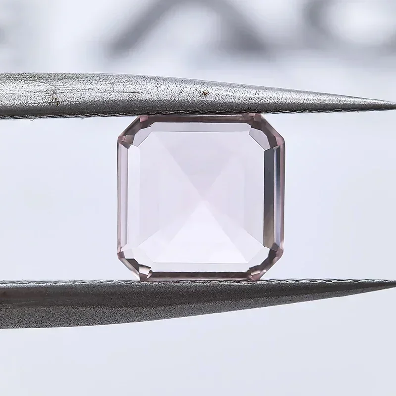 مختبر نمت الياقوت Asscher قطع مورغان الوردي VVS1 سحر الأحجار الكريمة لتقوم بها بنفسك مواد صنع المجوهرات المتقدمة اختيار AGLCe
