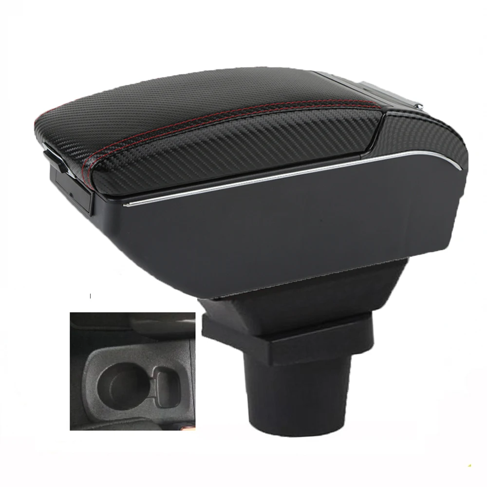 For Opel Corsa Armrest Box Opel Corsa F Storage Box Arm Bracing central control panel elbow support for drivers