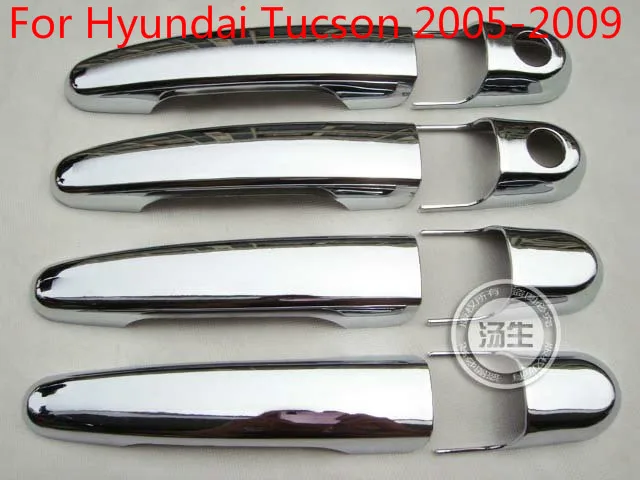 High-quality ABS Chrome Door Handle Cover For Hyundai Tucson 2005 2006 2007 2008 2009 Car-styling Car-covers