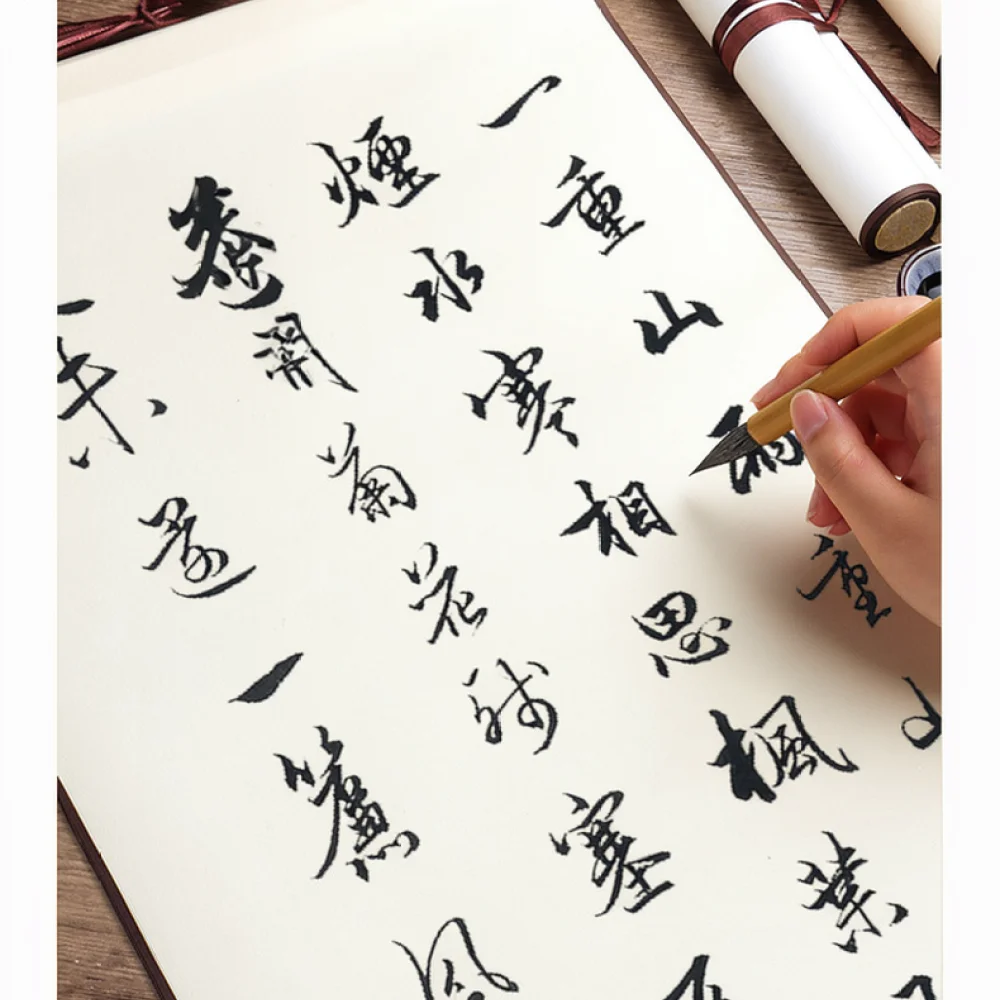 Wall Scroll For Chinese Calligraphy Writing Paper Blank Xuan Rice Paper Roll For Traditional Ink Painting Display