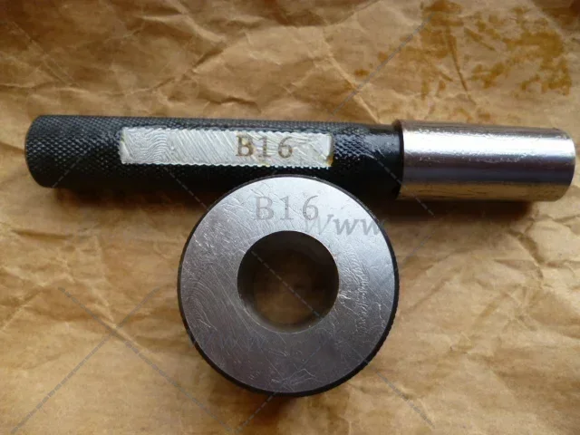 B16 Drill Collet Plug Gauge B12 Mohs Short Taper Ring Gauge B18/B22/B24 Taper Shank Gauge/Jagger Gauge Go and Nogo