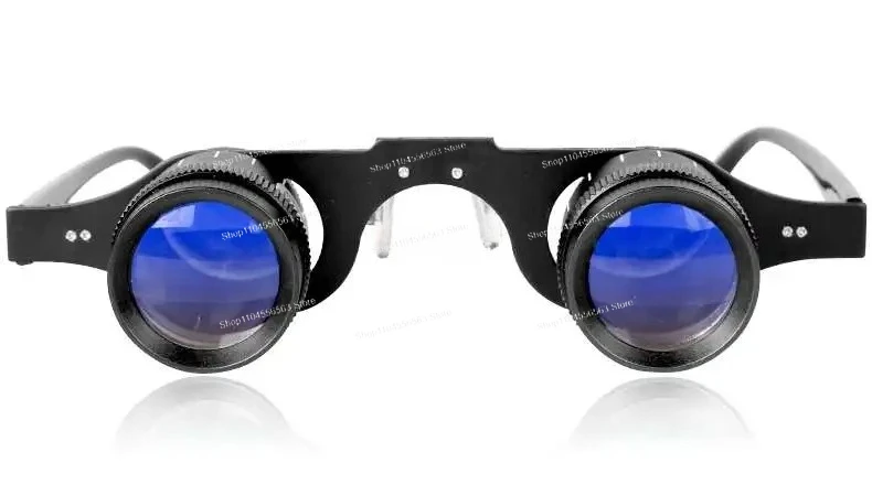 3.5X Binocular Magnifier Hands-Free Telescopic Lens for Outdoor Fishing and Close-Up Observation