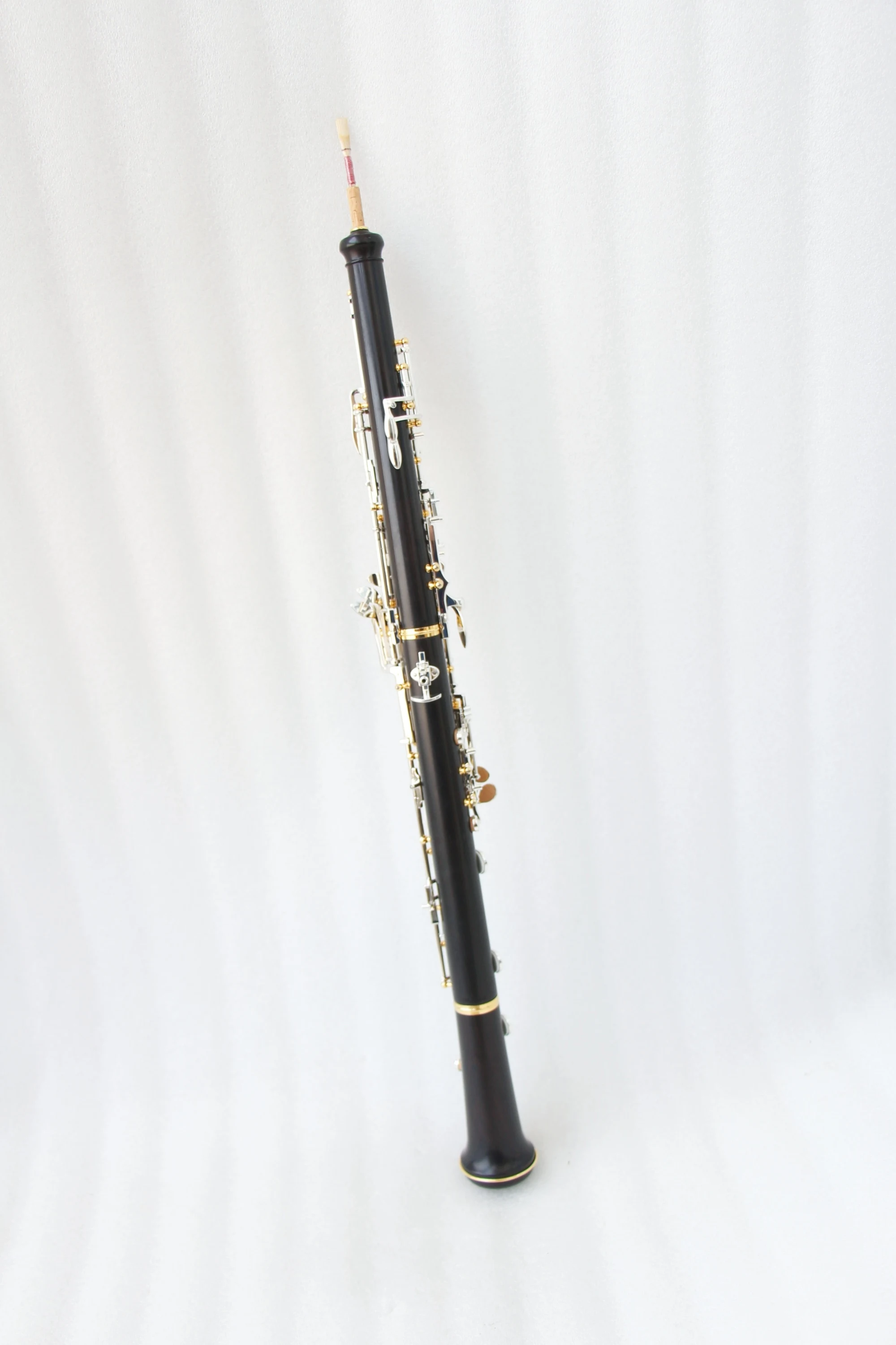 C Tone Oboe Aged Ebony Body Silver/Gold Plated Keys Professional Woodwind Instrument for Student Exam Performance