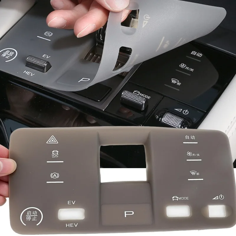For BYD Song Plus DMI Central Control Silicone Pad Anti Scratch Dustproof Non‑slip Mat Smart Driving Car Interior Accessory