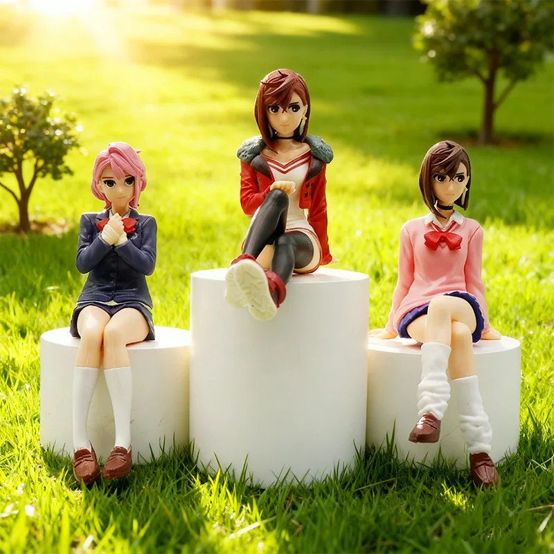 شخصية أنيمي أيأسه مومو أيأسه مومو وضعية الجلوس شخصيات الحركة تاكاكورا كين/مومو أيأسه تمثال تحصيل نموذج اللعب الهدايا #1