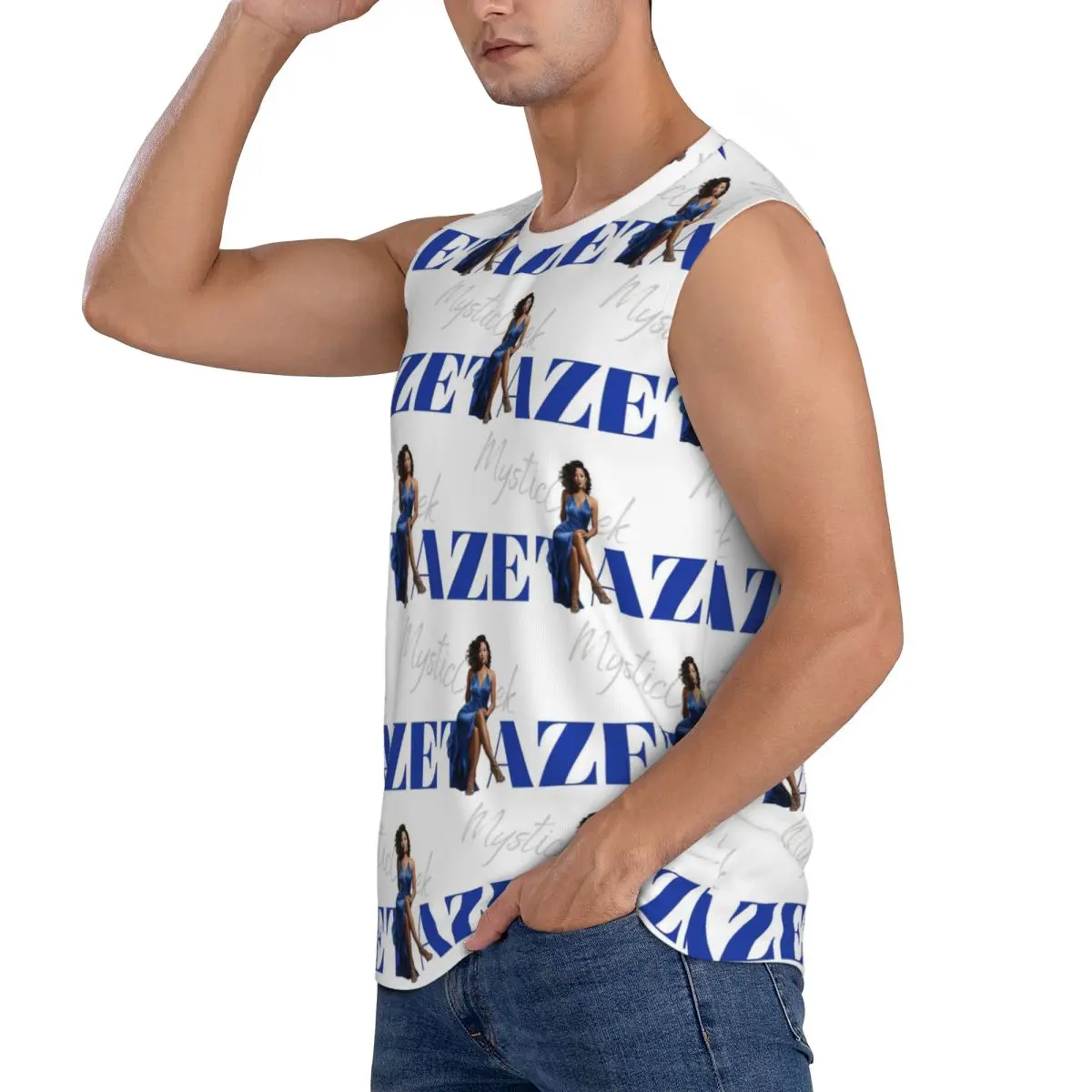 Zeta Phi Beta Sorority Greek Letter 1920 Men Sleeveless Tank Tops Quick Dry Breathable Gym Fitness Running Summer Sport Vest