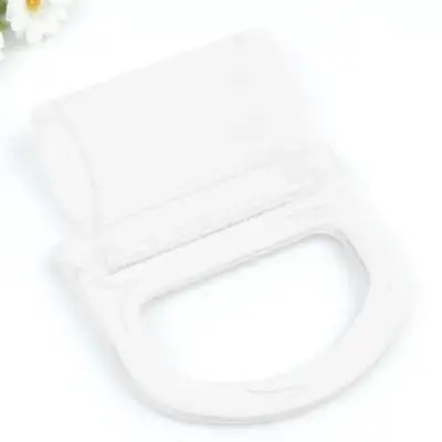 

6pcs Roller Shade Handle For Cordless Blinds Transparent Plastic Pull Down Window Shades Easy Install Replacement Parts Hardware