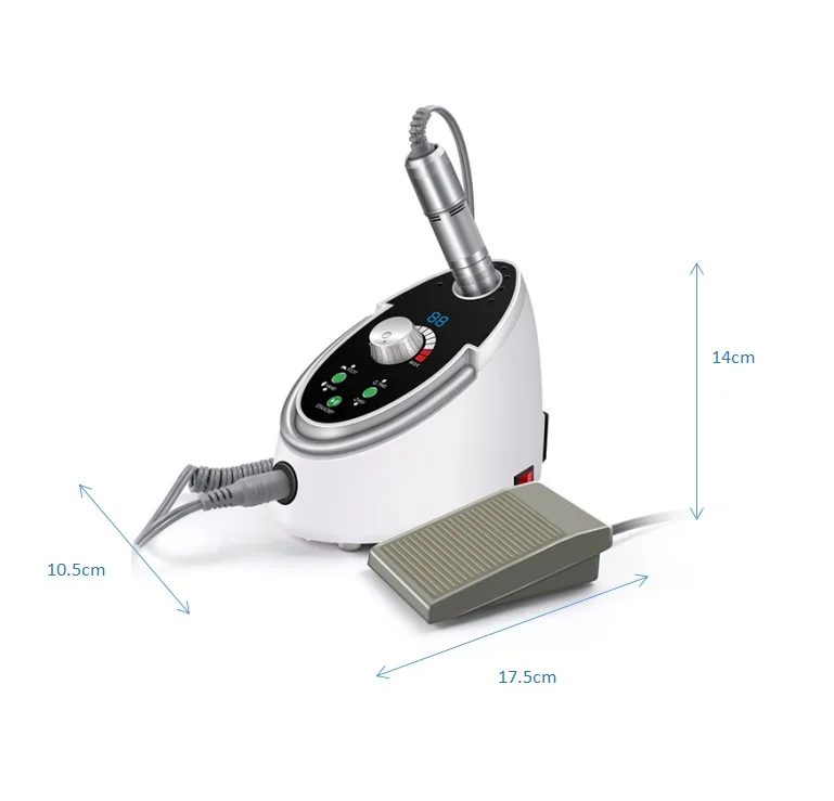 

Professional electric manicure machine nail drill pedicure machine 35000rpm nail file machine