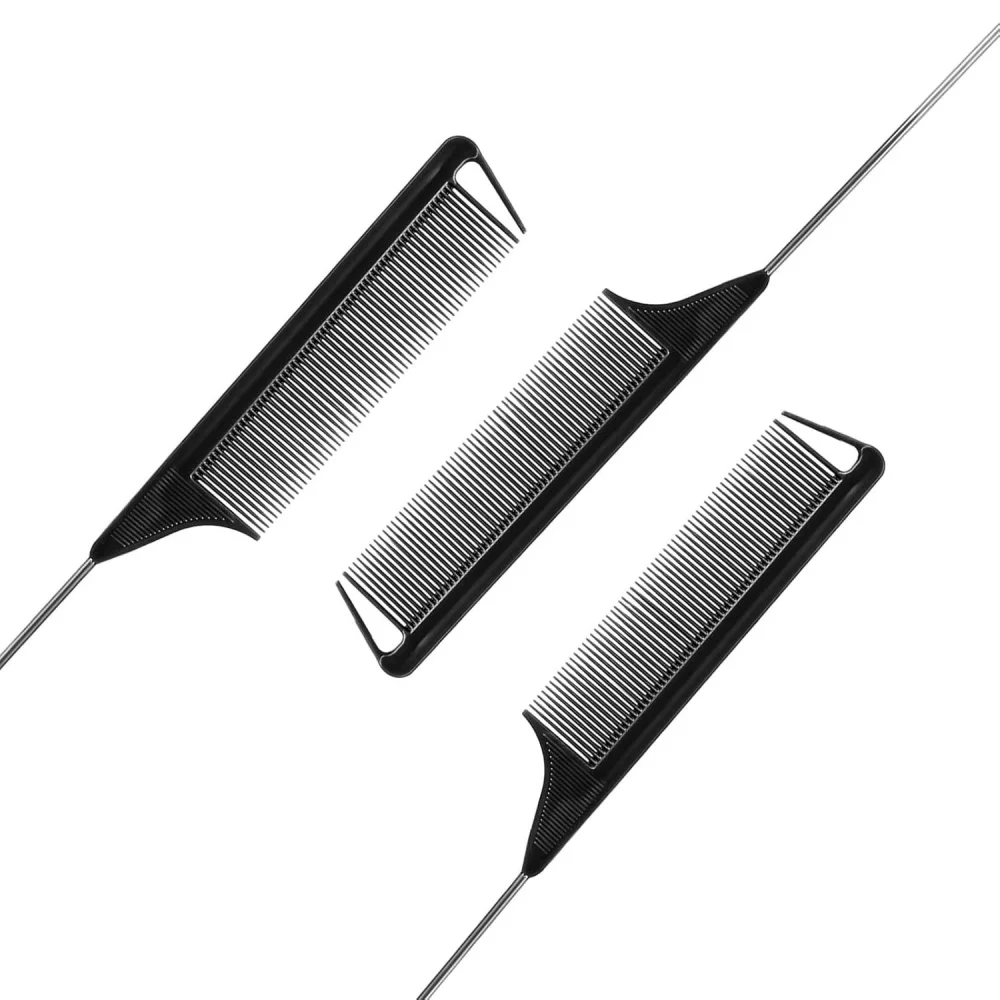 مجموعة مشط صبغ الشعر مكونة من 10 قطع، مما يجعل التصميم اليومي وتضفير أسهل مع أمشاط سهلة الاستخدام