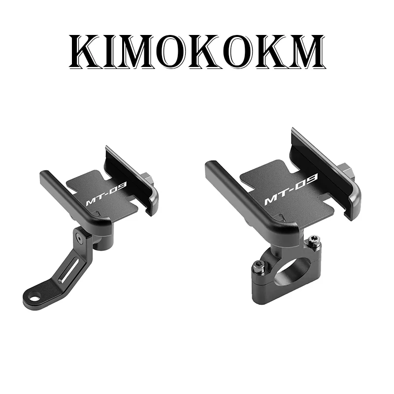 Motorcycle Universal Mobile Phone Holder Aluminum MT09 Bracket Accessories For Honda Yamaha Kawasaki MT 09 2017 2022 2023 2024