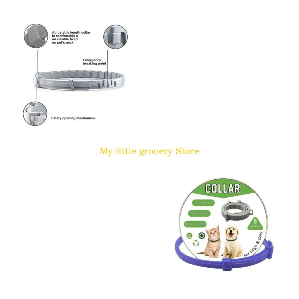 

D5BD PET Blear Wallear воротниц небольшой размер блох и профилактика клещей для Cats Dogs Rubber