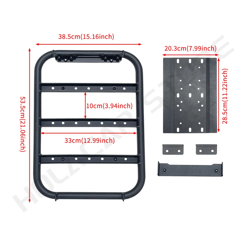 Off Road Accessories Rear Window Expansion Ladder Rack Fuel Tank 7.5L/6L For Suzuki Jimny 3/5 Door JB74 JC74 JB64 Gas Water Tank