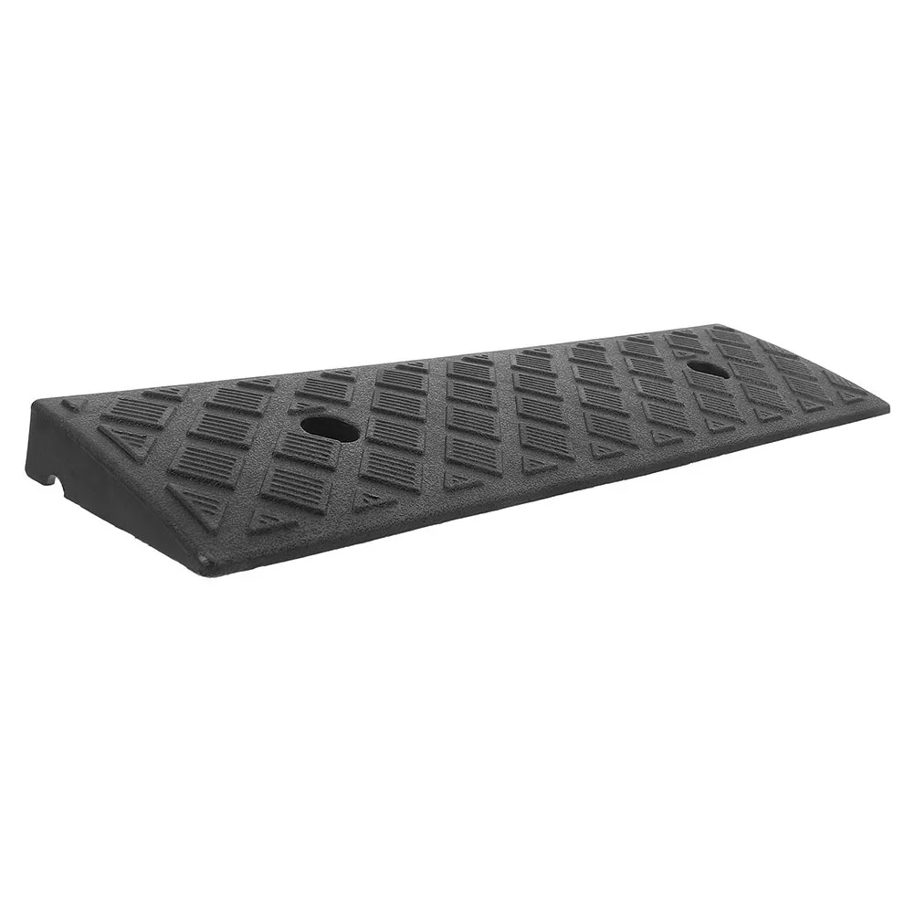 

Heavy Duty Plastic Curb Portable Threshold Ramp For Wheelchair Lawn Mower Cars Trucks Shed Driveway Steps Loading Ramp