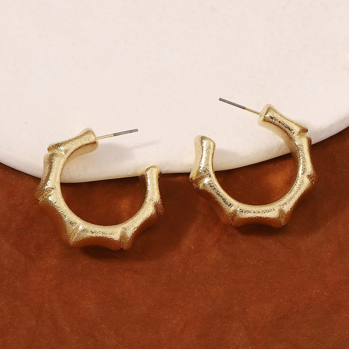 E-commerce jewelry high-end exquisite geometric ring foreign trade versatile light luxury earrings
