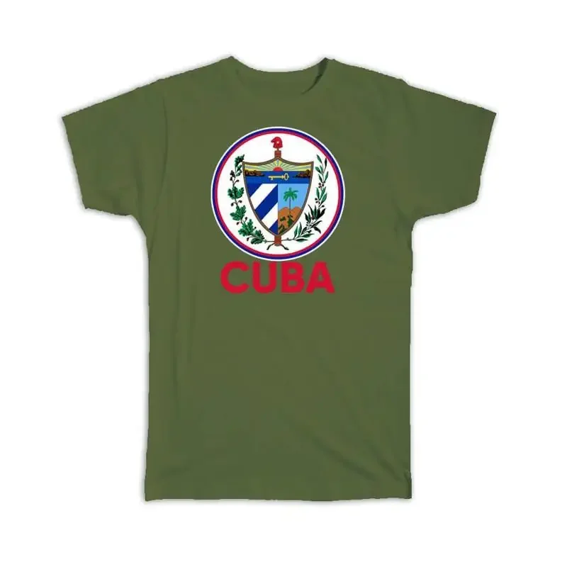Coat Of Arms Cuba Cuban National Symbol Independence Pride Flag T shirt