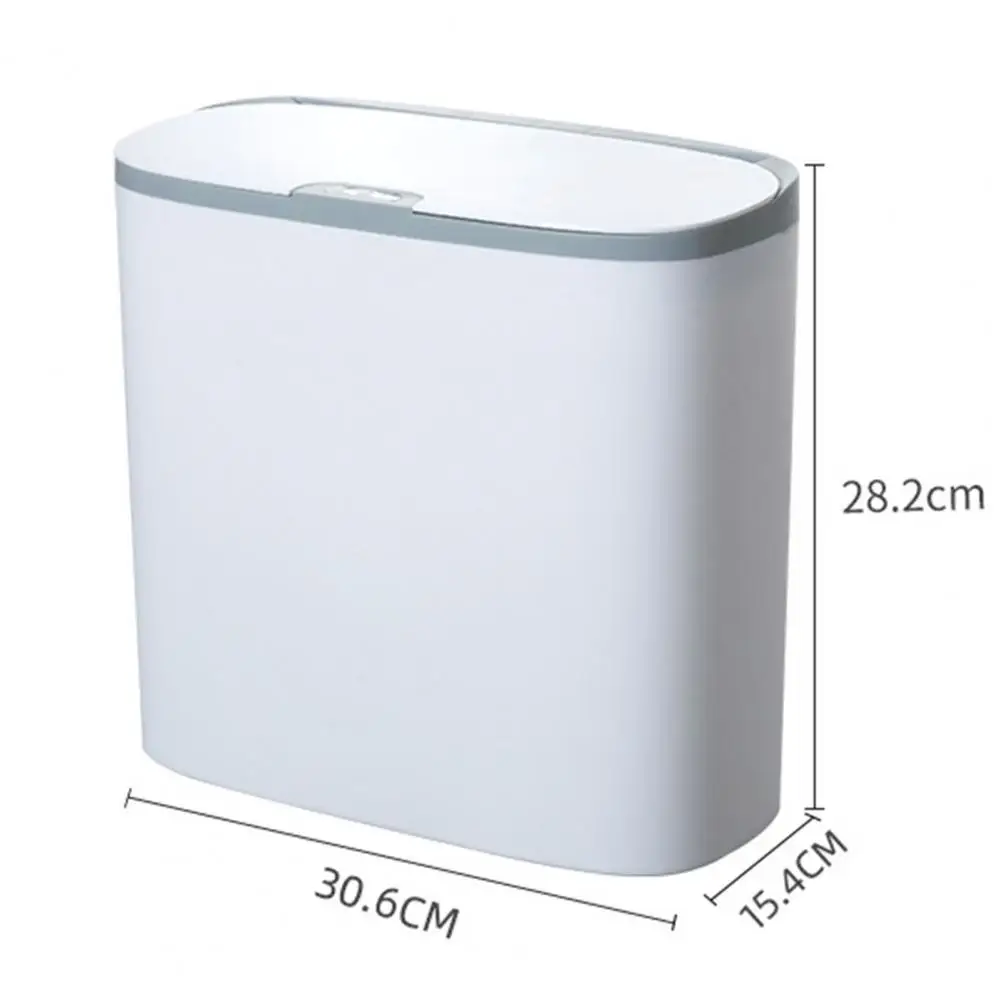 Convenient Electric Trash Can 3 Colors Garbage Can Touch Control Smart Induction Trash Can Storage Garbage