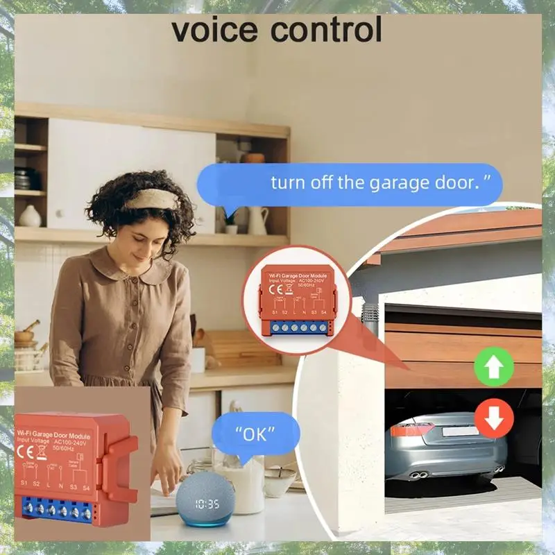 

2025 Trend Tuya Wi-Fi переключатель открывания гаражных ворот пульт дистанционного управления беспроводной умный модуль открывания гаражных ворот