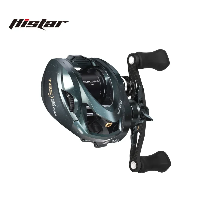 HISTAR Aurora airCF Carbon BFS NMB SIC BB 109G 3D Suspension Magnetic Brake 8.1:1 Ratio 4KG Drag Power Baitcasting Fishing Reel