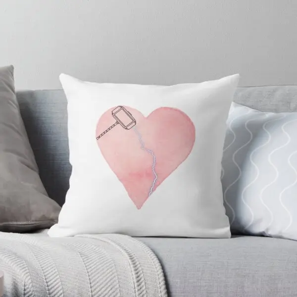 Love And Thunder  Printing Throw Pillow Cover Waist Cushion Car Wedding Decorative Anime Sofa Home Pillows not include One Side