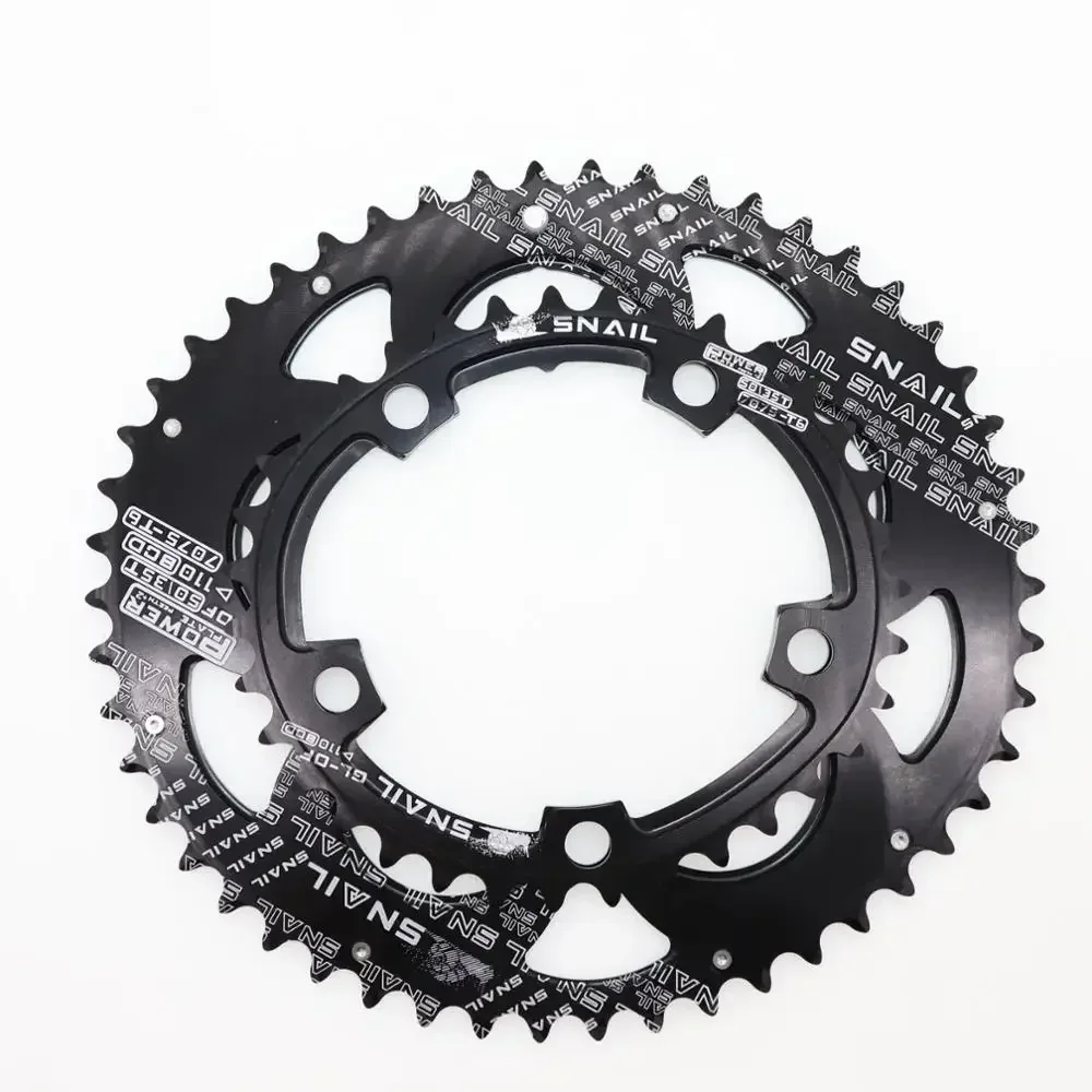 Snail 110BCD 2x Road Bike Chainring 50/34 52/36 53/39 54/40