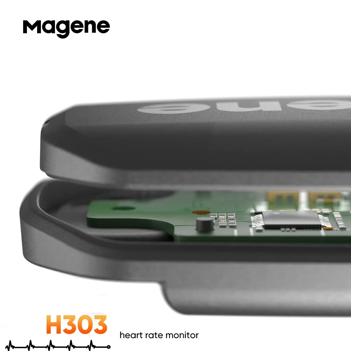 Magene Heart Rate Sensor H303 Bluetooth ANT Upgrade HR Monitor With Chest Strap Dual Mode Computer Bike  Sports Band Belt