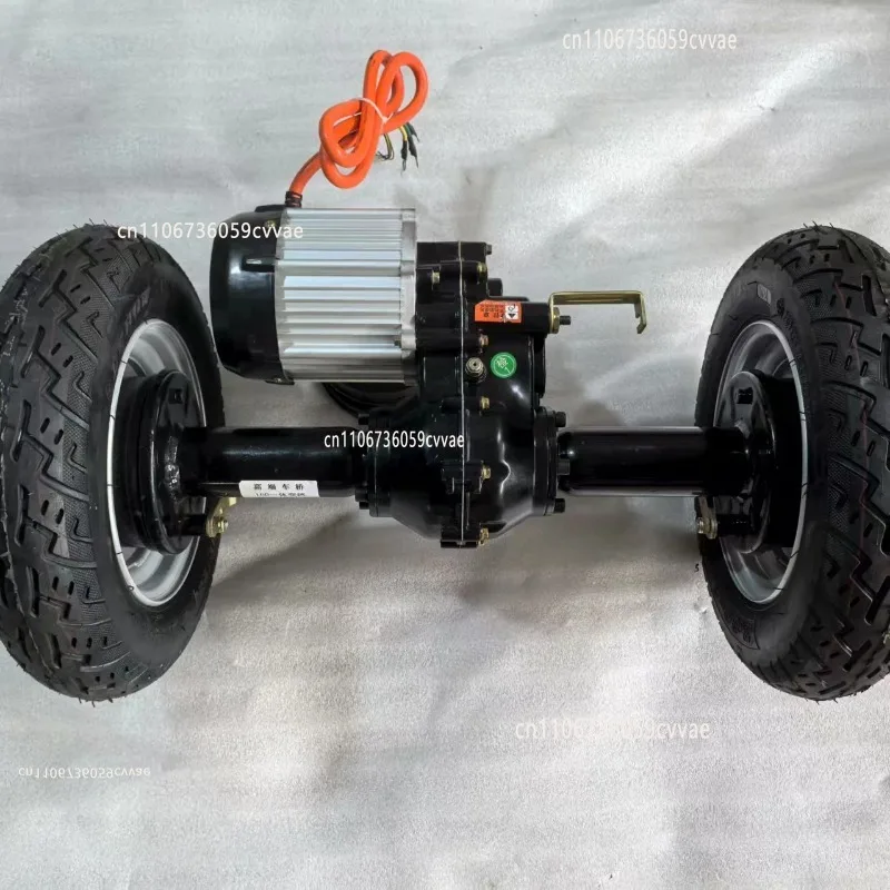 Vehicle Variable Gear Rear Axle Low Speed Motor Electric Tiger Trolley Breeding Greenhouse Electric Flat Car Accessories Bag