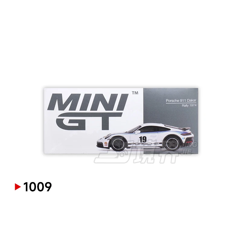 

MINIGT 1009 1:64 Porsche 911 Dakar Rally 1974 Коллекционные модели автомобилей, гоночные машинки, украшения для коллекции.