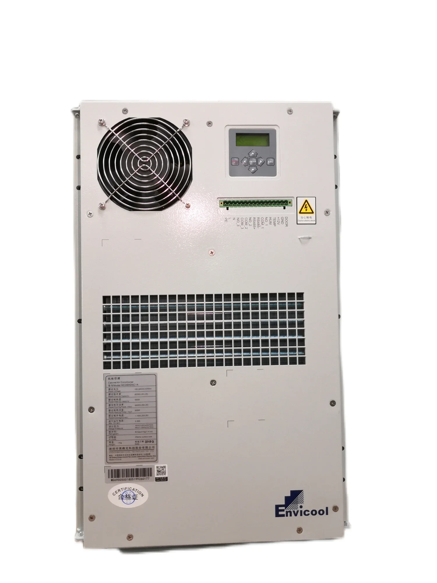 2000W 6800BTU door mounting outdoor telecom enclosure industrial cabinet air conditioner